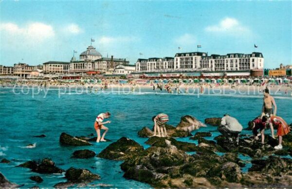 Scheveningen Blick zum Strand Hotels