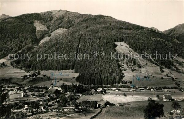 Moessna Panorama Sölktal Sommerfrische