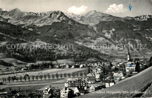 Bad Hofgastein Gesamtansicht mit Alpenpanorama