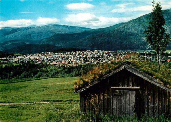 Mosjoen View towards the town
