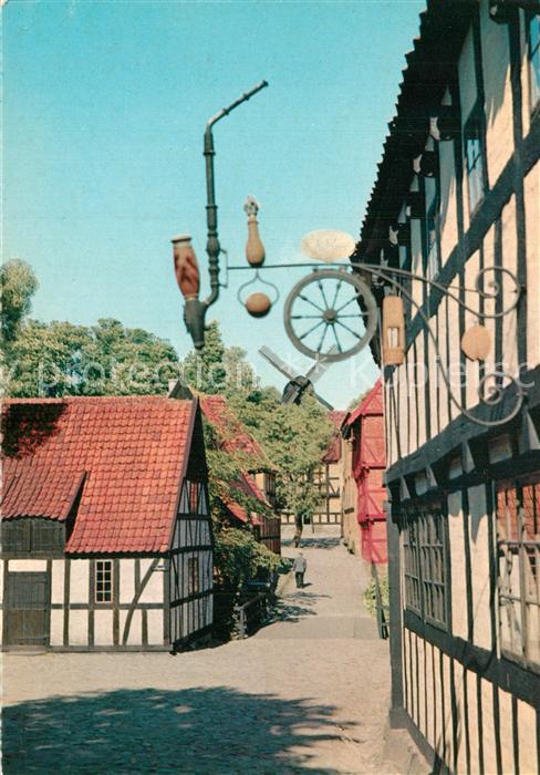 Aarhus Den gamle By Altstadt Fachwerkhäuser