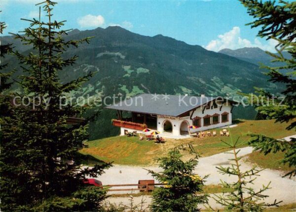 Zell Ziller Tirol Bergrestaurant Wiesn Alm Zillertaler Al