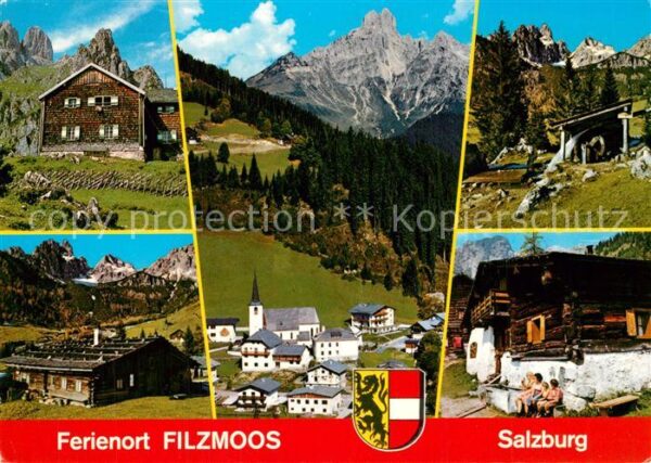 Filzmoos Teilansichten Blick zur Bischofsmütze B