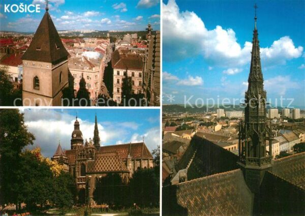 Kassa Kosice Kaschau Slovakia Stadtpanorama Sanktusnik Dom sv. Alzbet