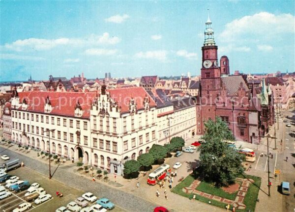 Wroclaw Rynek Sukiennice Ratusz Marktplatz Rath