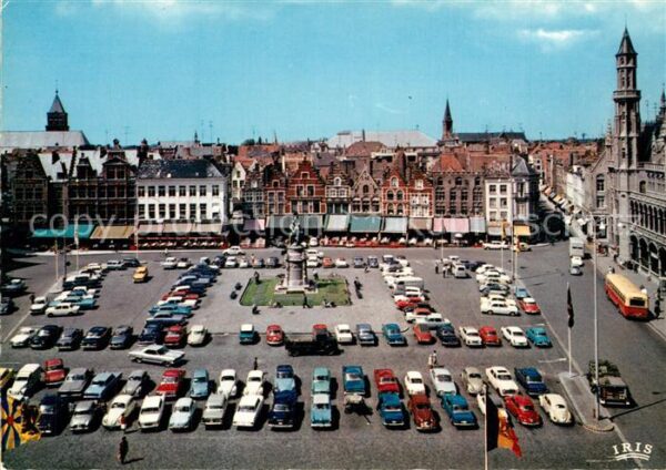 Bruges BRUGGE Belgie Grande Place Monument