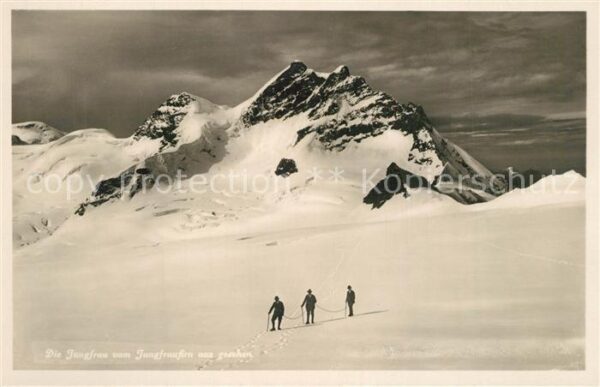 Wengen BE Jungfrau vom Jungfraufirn aus gesehen B