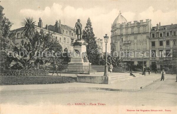 Nancy Lothringen Place Thiers Monument