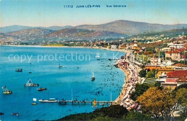Juan-les-Pins Antibes 06 Vue Generale Côte d_Azur