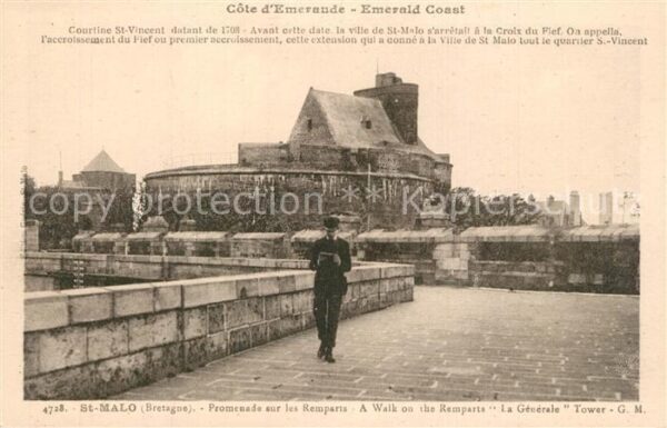 Saint-Malo 35 Promenade sur les remparts