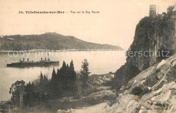 Villefranche-sur-Mer Vue sur le Cap Ferrat