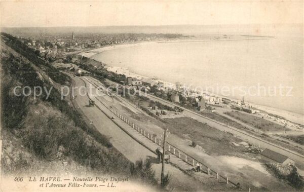 Le Havre Nouvelle Plage Dufayel Avenue Félix Fau