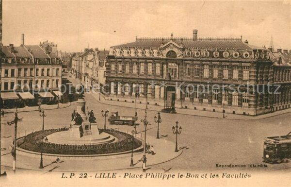Lille Nord Place Philippe le Bon et les facultés M
