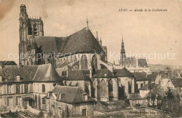 Sens 89 Abside de la Cathedrale