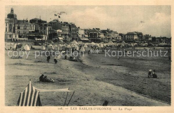 Les Sables-d Olonne La plage