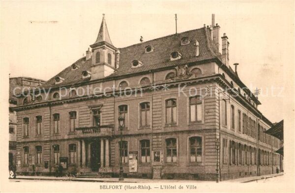 Belfort Alsace Hôtel de Ville Rathaus