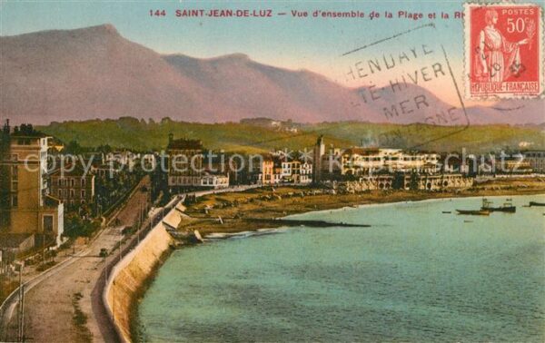 Saint-Jean-de-Luz Panorama Plage et les Pyrénées