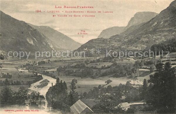 Laruns Eaux bonnes Bassin de Laruns Vallee du