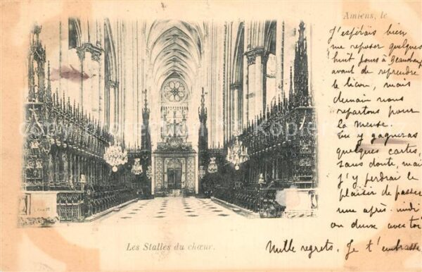 Amiens Cathedrale Stalles du choeur