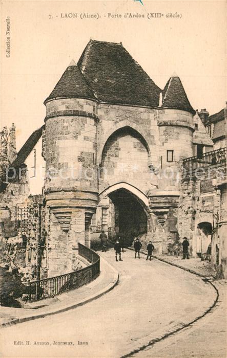 Laon Aisne Porte d_Ardon XIIIe siècle