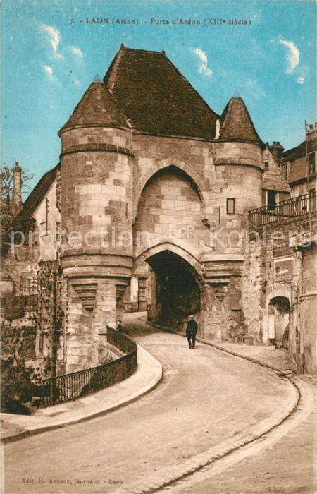 Laon Aisne Porte d_Ardon XIIIe siècle