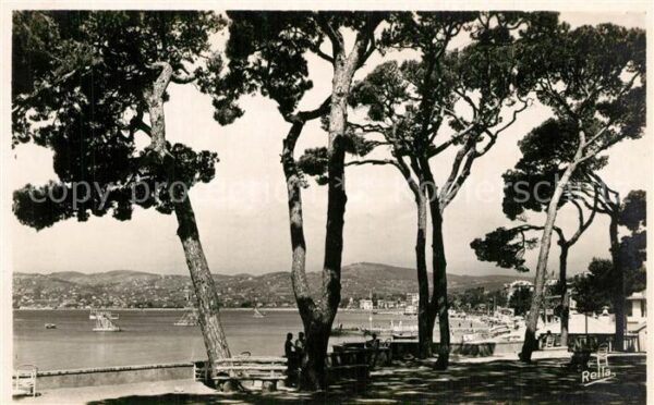 Juan-les-Pins Antibes 06 Vue sur le Golfe Juan depuis la Pinède