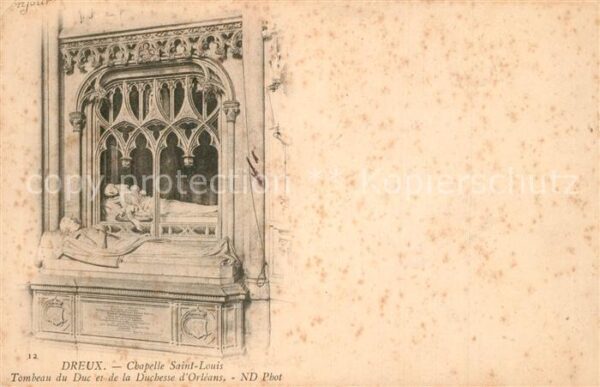 Dreux Chapelle Saint Louis Tombeau du Duc et