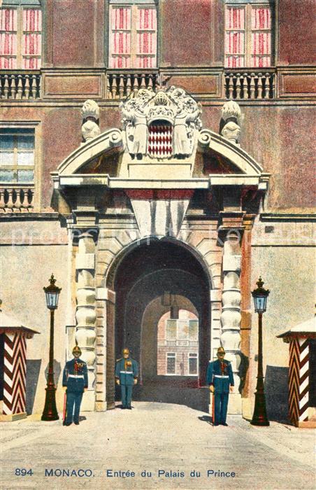 Monaco Entrée du Palais du Prince