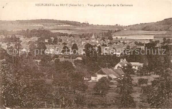 Neufchatel-en-Bray Vue Generale prise de la Ceriseraie