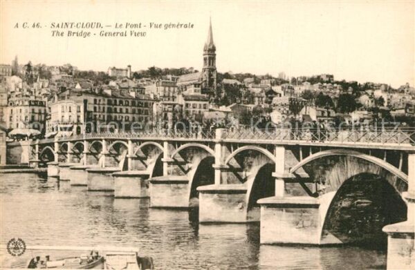 Saint Cloud Le Pont sur la Seine