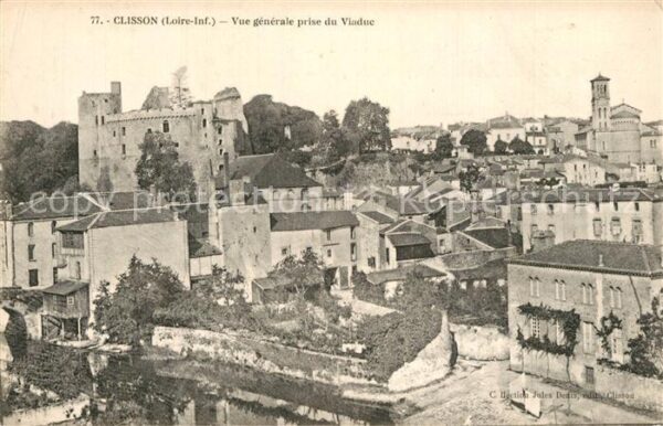 Clisson Vue Generale prise du viaduc