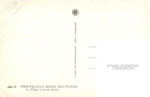 Trouville-sur-Mer La plage a marée haute – Bild 2
