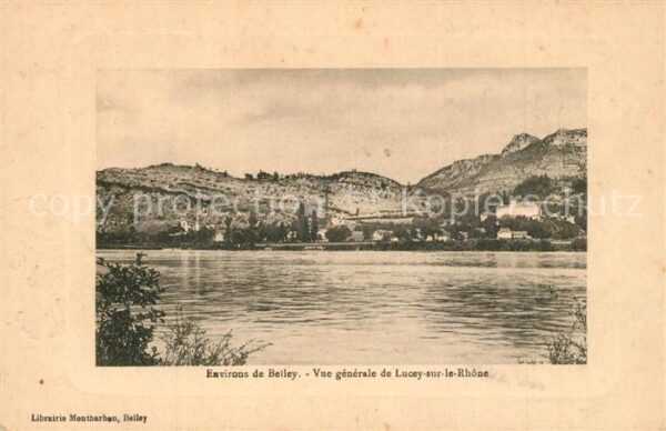 Lucey Savoie Vue Generale bords du Rhóne