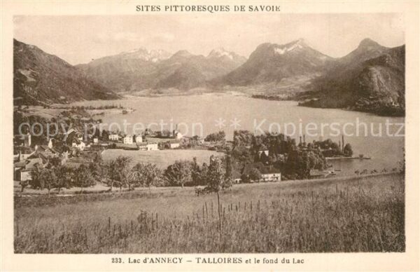 Talloires Panorama Lac d_Annecy et les Alpes