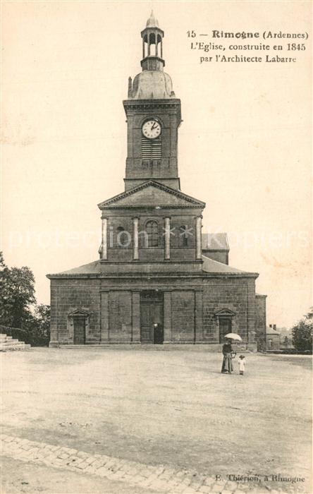 Rimogne Eglise construite en 1845 par l'archite