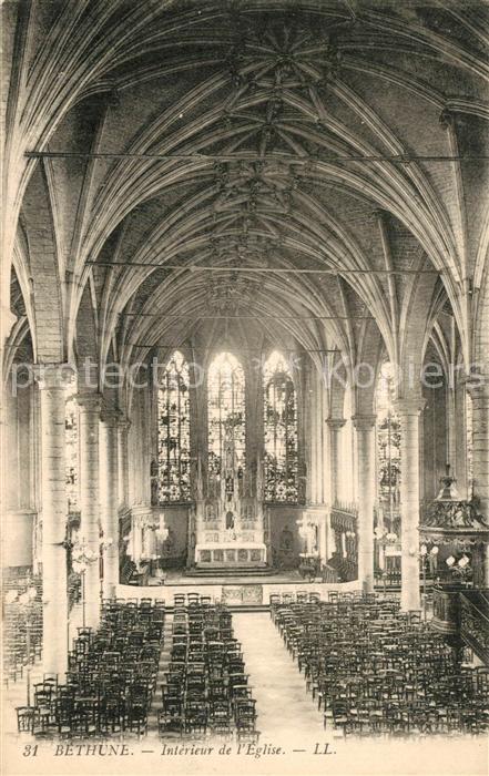 Bethune Intérieur de l'Eglise