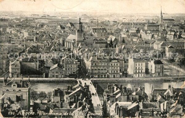 Angers Panorama de la ville