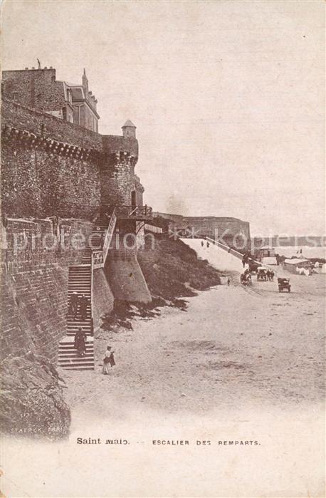 Saint-Malo 35 Escalier des remparts