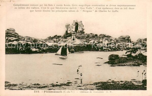 Ploumanach Completement entoure par les flots a ma