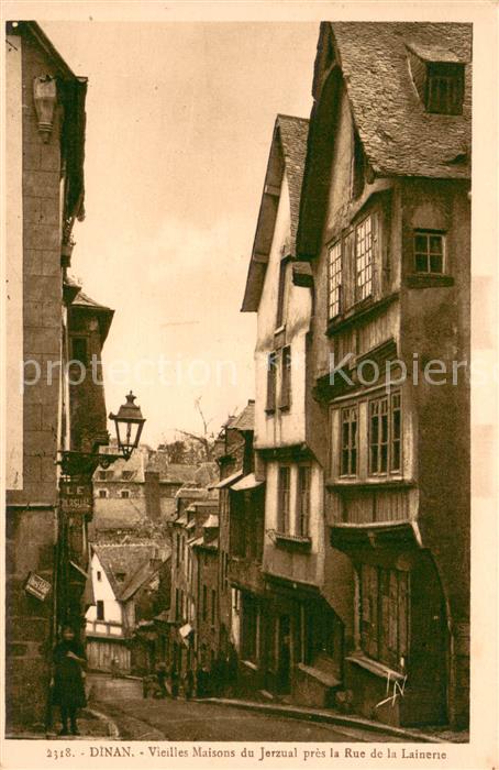 Dinan 22 Vieilles Maisons du Jerzual pres la Rue