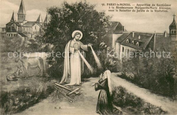 Paray-le-Monial Apparition du Sacre Coeur a la Bienbear