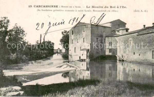 Carcassonne Le Moulin du Roi a l'Ile