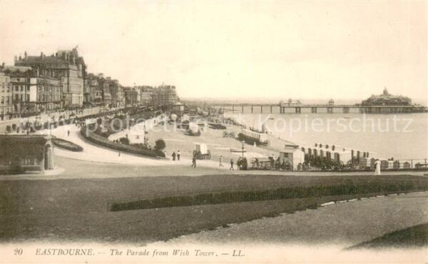 Eastbourne The Parade from Wish Tower