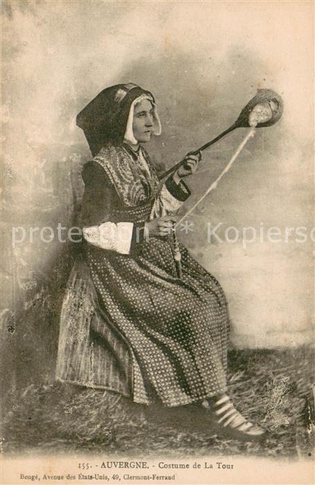 Auvergne Region Costume de la Tour