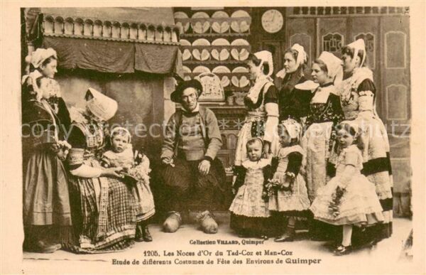 Quimper Les Noces d’Or du Tad Coz et Man Coz Et
