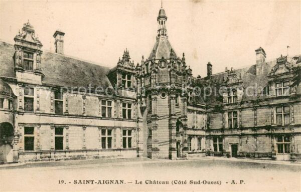 Saint-Aignan   41 Loir-et-Cher Le Chateau Cote Sud Ouest