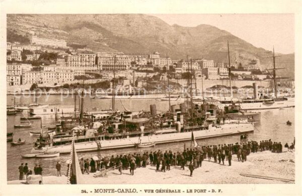 Monte-Carlo Vue generale Le Port