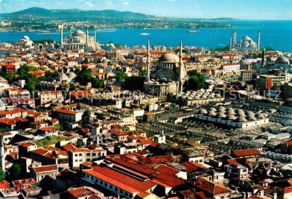 Istanbul Constantinopel Hagia Sophia und Blaue Moschee in der A