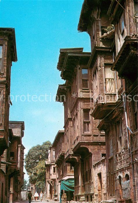 Istanbul Constantinopel Une vue de l’anciennes maisons