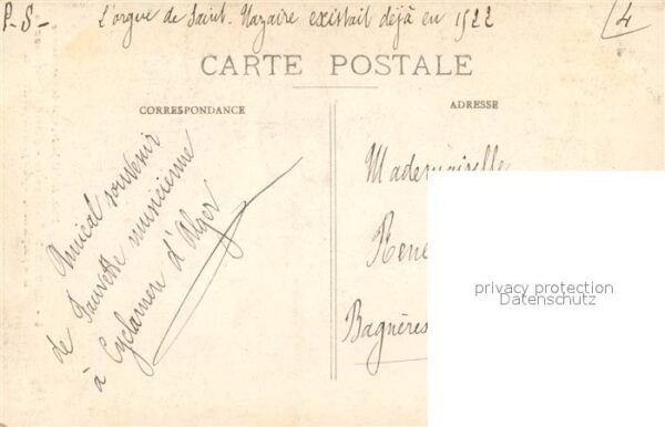 Kirchenorgel Cathedrale St.-Nazaire Carcassonne – Bild 2